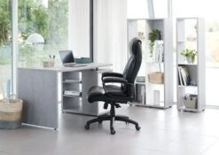 Chaise De Bureau Professionnelle TJELE Noir -Royal Oak || DODO || Basic Soldes Magasin 100384