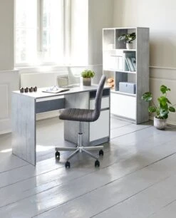 Chaise De Bureau ABILDHOLT Gris Foncé/chrome -Royal Oak || DODO || Basic Soldes Magasin 100497 1