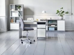 Bureau BILLUND 53x120 Blanc/béton 17 Bureau BILLUND 53x120 Blanc/béton -Royal Oak || DODO || Basic Soldes Magasin 100518