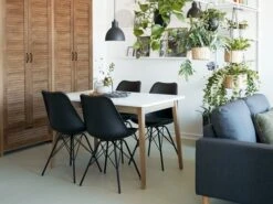 Chaise KLARUP Noir/noir -Royal Oak || DODO || Basic Soldes Magasin 106899