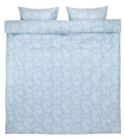 Parure De Lit Flanelle PATRICIA 240x220 Bleu