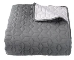 Couvre-lit ROSENTRE 160x220 Gris