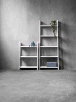Bibliothèque HERNING 3 Tablettes Blanc -Royal Oak || DODO || Basic Soldes Magasin 107664 1