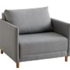Fauteuil Convertible NORODDEN Gris Clair