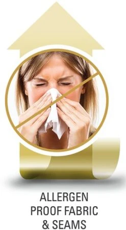 Alèse GERDA 90x200x35 Blanc 8 Alèse GERDA 90x200x35 Blanc -Royal Oak || DODO || Basic Soldes Magasin 113150