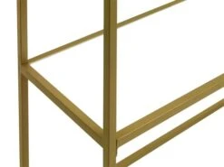 Console PANDRUP 30x110 Blanc/doré -Royal Oak || DODO || Basic Soldes Magasin 113808