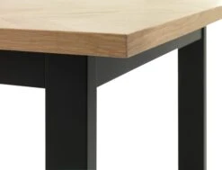 Table AGERSKOV 90x200 Chêne/noir -Royal Oak || DODO || Basic Soldes Magasin 113813