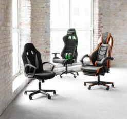 Chaise Gaming LAMDRUP Noir/vert -Royal Oak || DODO || Basic Soldes Magasin 115147
