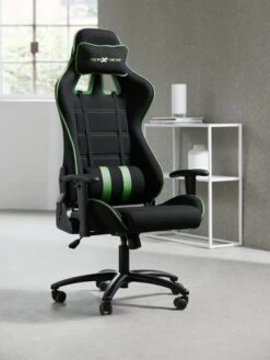 Chaise Gaming LAMDRUP Noir/vert -Royal Oak || DODO || Basic Soldes Magasin 115169