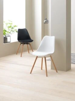 Royal Oak Chaise KASTRUP Blanc/chêne -Royal Oak || DODO || Basic Soldes Magasin 115175