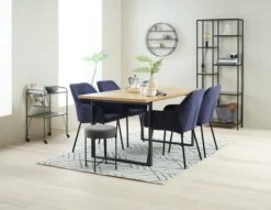 Étagère TRAPPEDAL 7 Tablettes Chêne/noir -Royal Oak || DODO || Basic Soldes Magasin 115206