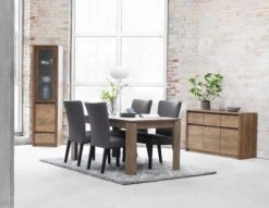 Table VEDDE 90x160 Chêne -Royal Oak || DODO || Basic Soldes Magasin 115228