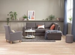 Table Basse GADEVANG Ø65 Blanc/doré -Royal Oak || DODO || Basic Soldes Magasin 115233 1