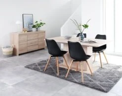 Royal Oak Chaise KASTRUP Noir/chêne -Royal Oak || DODO || Basic Soldes Magasin 115286