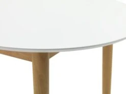 Table EGENS 90x190/270 Blanc -Royal Oak || DODO || Basic Soldes Magasin 118481