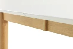 Table EGENS 90x190/270 Blanc -Royal Oak || DODO || Basic Soldes Magasin 118482