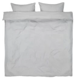 Parure De Lit Lin LINEA 240x220 Gris Clair