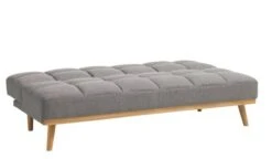 Canapé Convertible NEJEDE Tissu Gris Clair -Royal Oak || DODO || Basic Soldes Magasin 119461