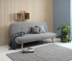 Canapé Convertible JUVRE Gris Clair -Royal Oak || DODO || Basic Soldes Magasin 119777