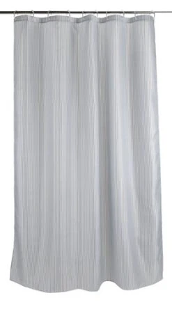 Rideau De Douche SUNDBY 180x200 Gris/blanc
