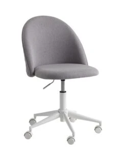 Chaise De Bureau KOKKEDAL Gris/blanc