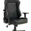 Chaise Gaming ABILDAA Noir