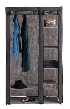 Armoire DAMHUS 100x174 Gris Foncé -Royal Oak || DODO || Basic Soldes Magasin 128291
