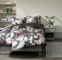 Parure De Lit Satin ELLA 140x200 Violet -Royal Oak || DODO || Basic Soldes Magasin 128449