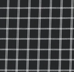 Parure De Lit Percale KARIN 140x200 Blanc/noir -Royal Oak || DODO || Basic Soldes Magasin 128539