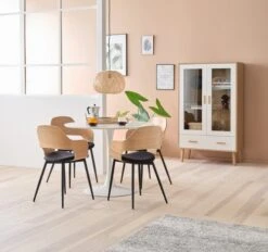 Royal Oak Chaise HVIDOVRE Chêne/tissu Noir -Royal Oak || DODO || Basic Soldes Magasin 128680 1