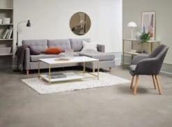 Fauteuil UDSBJERG Tissu Gris/chêne -Royal Oak || DODO || Basic Soldes Magasin 128750 1