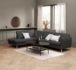 Table Basse HINNERUP 75x120 Noir -Royal Oak || DODO || Basic Soldes Magasin 131062