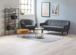 Table Basse GADEVANG Ø65 Blanc/doré -Royal Oak || DODO || Basic Soldes Magasin 132532