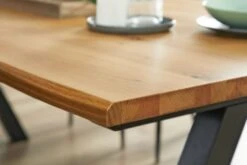 Royal Oak Table SANDBY 100x210 Chêne Naturel/noir -Royal Oak || DODO || Basic Soldes Magasin 132685