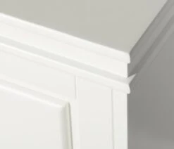 Meuble à Chaussures JERUP 3 Compartiments Blanc -Royal Oak || DODO || Basic Soldes Magasin 132692