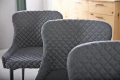 Chaise PEBRINGE Gris/noir -Royal Oak || DODO || Basic Soldes Magasin 132721