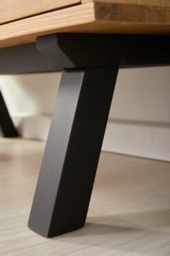 Royal Oak Vitrine SANDBY 3 Portes Chêne Naturel/noir -Royal Oak || DODO || Basic Soldes Magasin 132858