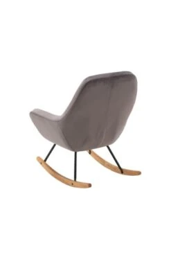 Fauteuil à Bascule NEBEL Velours Gris -Royal Oak || DODO || Basic Soldes Magasin 133157