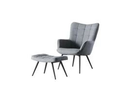 Repose-pieds ULDUM Gris/noir -Royal Oak || DODO || Basic Soldes Magasin 133229