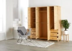 Armoire LYNE 200x224 Teintée -Royal Oak || DODO || Basic Soldes Magasin 133649