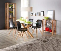 Royal Oak Table AGERBY 90x160 Verre/chêne -Royal Oak || DODO || Basic Soldes Magasin 133852