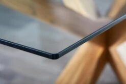 Royal Oak Table AGERBY 90x160 Verre/chêne -Royal Oak || DODO || Basic Soldes Magasin 133853