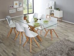 Chaise BLOKHUS Blanc/naturel -Royal Oak || DODO || Basic Soldes Magasin 134267