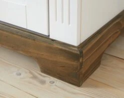 Buffet VILSTED 2 Portes Blanc/brun -Royal Oak || DODO || Basic Soldes Magasin 135048