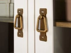 Partie Supérieure VILSTED 2 Portes Blanc/brun -Royal Oak || DODO || Basic Soldes Magasin 135063