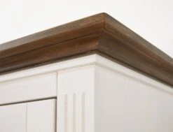 Partie Supérieure VILSTED 2 Portes Blanc/brun -Royal Oak || DODO || Basic Soldes Magasin 135064