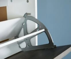 Meuble à Chaussures OLDEKROG 3 Compartiments Blanc/gris -Royal Oak || DODO || Basic Soldes Magasin 135238