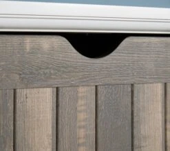 Meuble à Chaussures OLDEKROG 3 Compartiments Blanc/gris -Royal Oak || DODO || Basic Soldes Magasin 135240