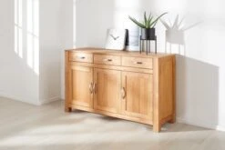 Royal Oak Buffet HAGE 3 Portes 3 Tiroirs Chêne -Royal Oak || DODO || Basic Soldes Magasin 135294