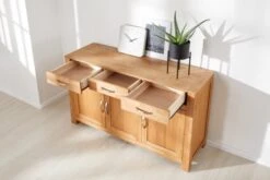 Royal Oak Buffet HAGE 3 Portes 3 Tiroirs Chêne -Royal Oak || DODO || Basic Soldes Magasin 135295